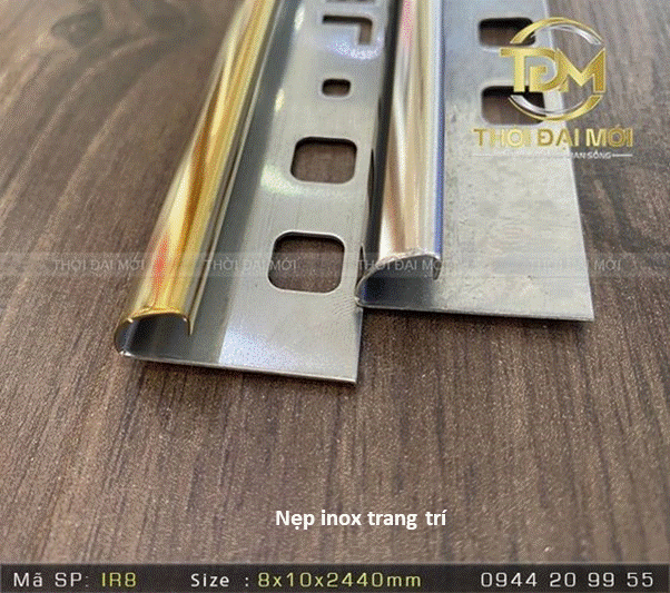 Bảng giá chi tiết nẹp inox góc chính hãng mới nhất giá ưu đãi
