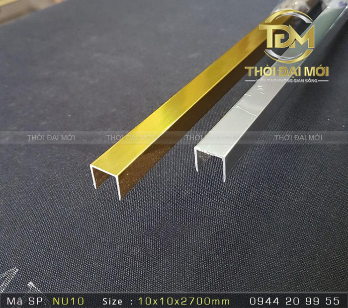 10 công dụng của nẹp nhôm chữ U trong trang trí nột thất