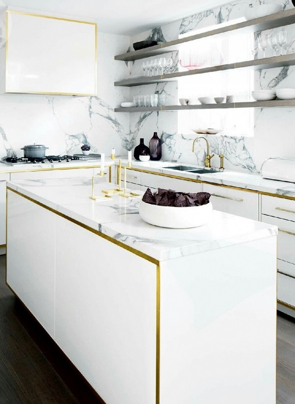 Nẹp inox chữ T trong trang trí nhà bếp