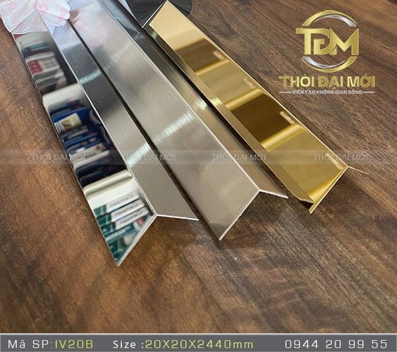 Những ứng dụng và lợi ích của nẹp inox chữ V trong trang trí nội thất và thiết kế kiến trúc