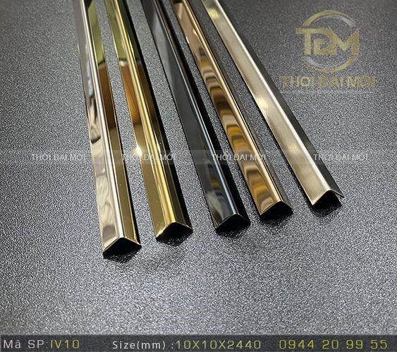 Những ứng dụng và lợi ích của nẹp inox chữ V trong trang trí nội thất và thiết kế kiến trúc