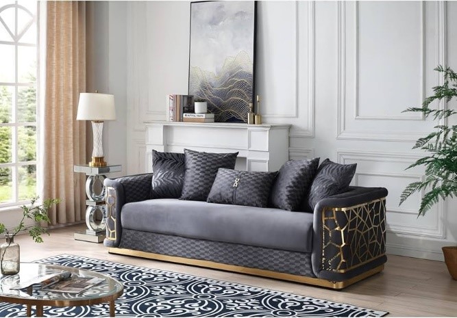 Sử dụng nẹp nhôm trong trang trí ghế sofa