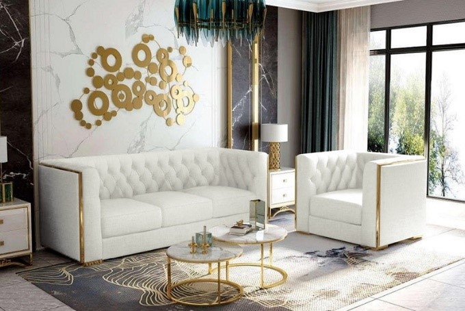 Sử dụng nẹp nhôm trong trang trí ghế sofa