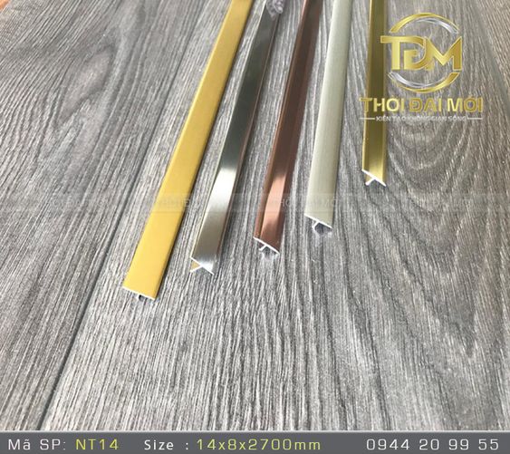 Tổng hợp các loại nẹp nhôm trang trí gần đây quận 10