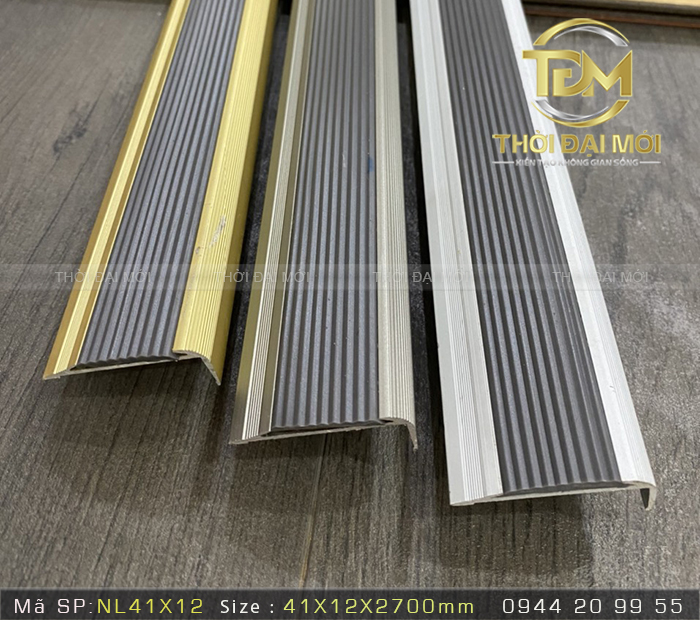 Cửa hàng cung cấp sản phẩm nẹp nhôm chống trượt cầu thang chất lượng cao tại quận 4