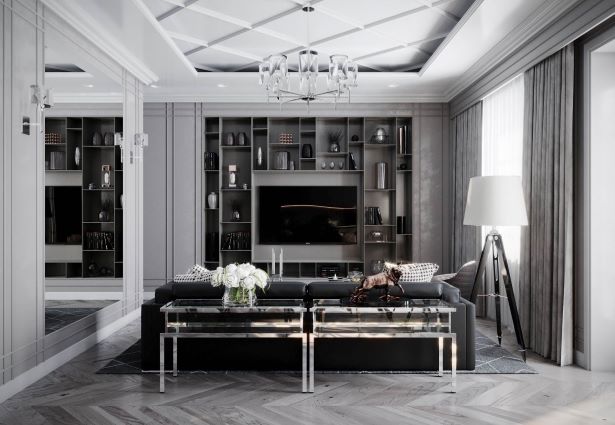 Nẹp inox góc vuông trong trang trí