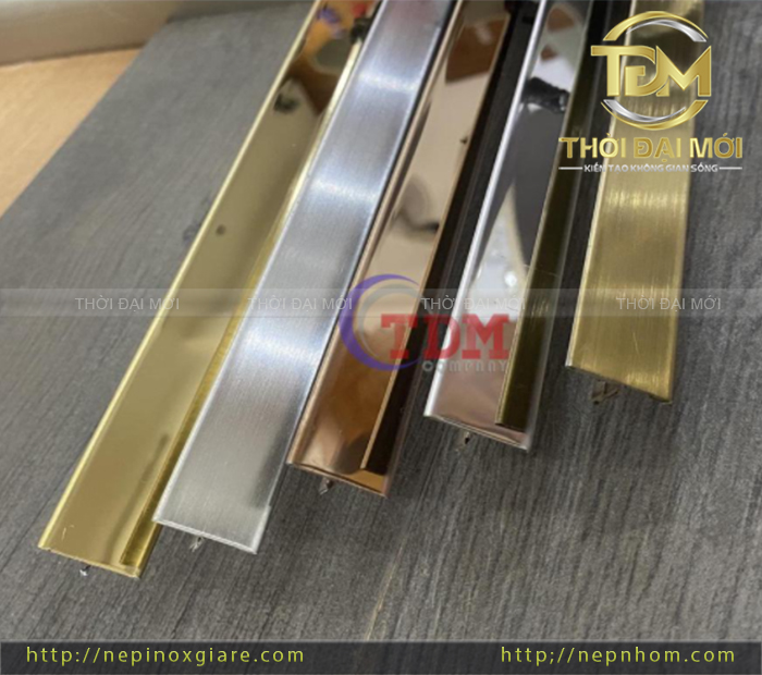 Ứng dụng và phân loại nẹp inox T
