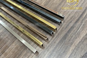 Sử dụng nẹp inox trang trí trong công trình xây dựng hiện đại