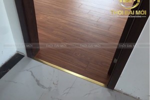Sử dụng nẹp trang trí trong lắp đặt sàn gỗ cho ngôi nhà