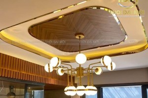 Tạo điểm nhấn cho trần nhà với các loại nẹp trang trí đa dạng