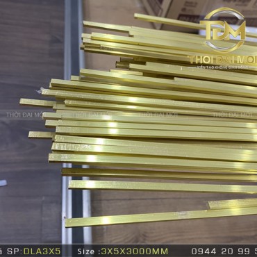 Nẹp Đồng La 3x5