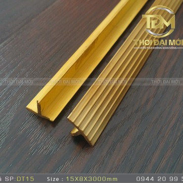 NẸP ĐỒNG T15MM GÂN