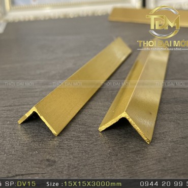 NẸP ĐỒNG V15MM TRƠN