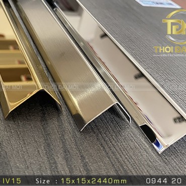 NẸP INOX 304 V15MM