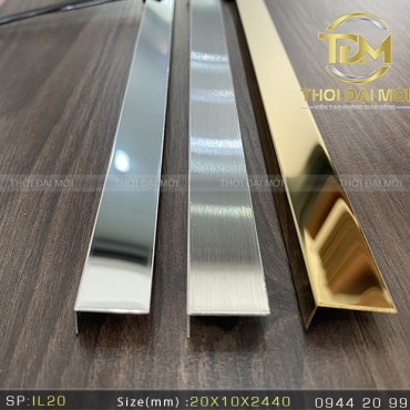 NẸP INOX L20X10MM
