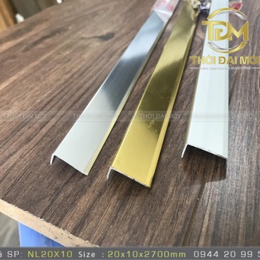 Nẹp Nhôm L20X10MM