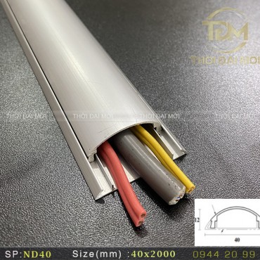 NẸP NHÔM LUỒN DÂY ĐIỆN ND40